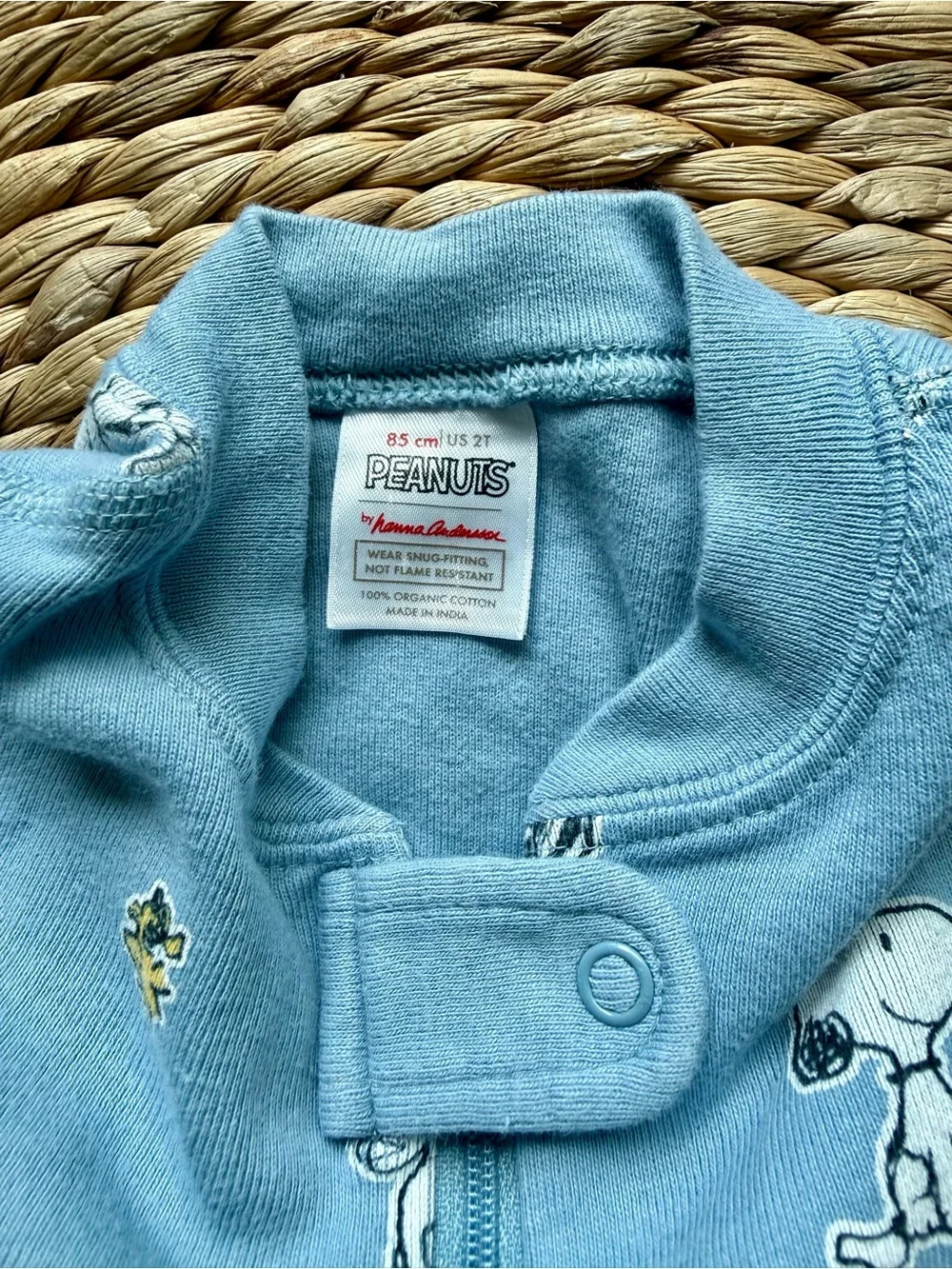 Hanna Andersson Peanuts Snoopy Pajamas Sz 2T